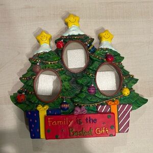 Christmas Tree FAMILY Picture Frame
